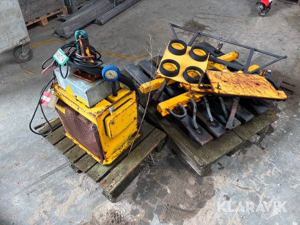 Vakuumsug AP Fliselet 400 kg med sugekopper