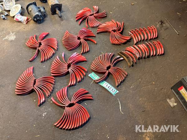 Harvetænder Marsk Stig 225 styk.