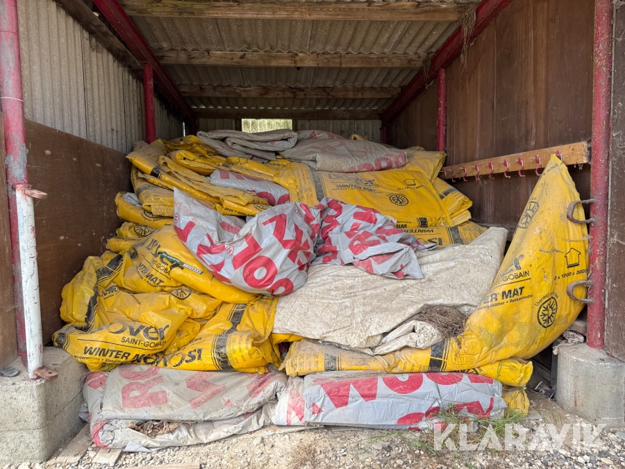 Vintermåtter Isover og Rockwool