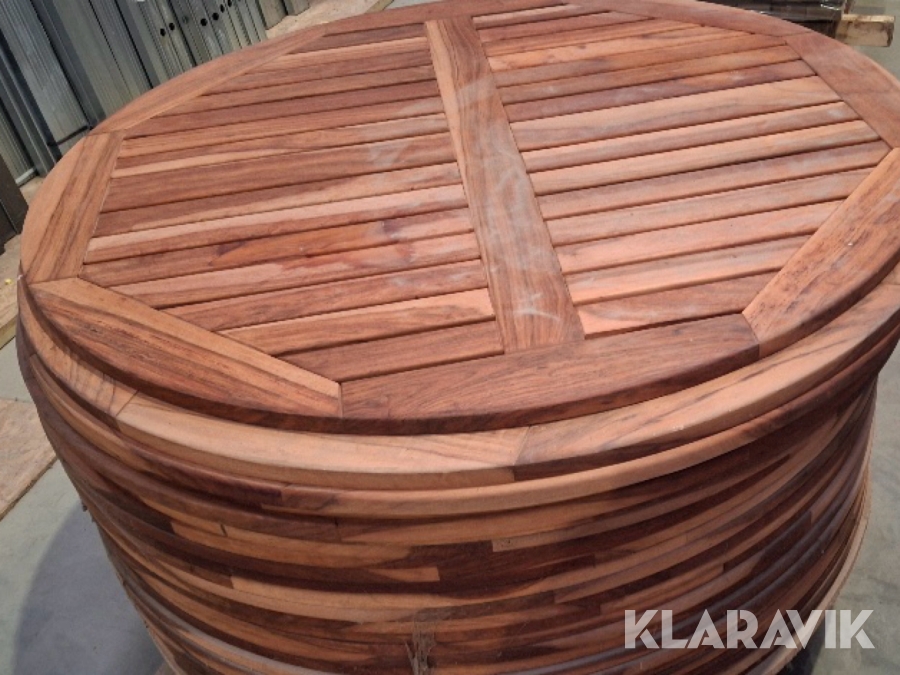 Runde bordplader 10 styk