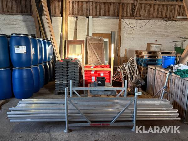 Tagstillads Stigefabrikken fladt tag 2x 48 meter