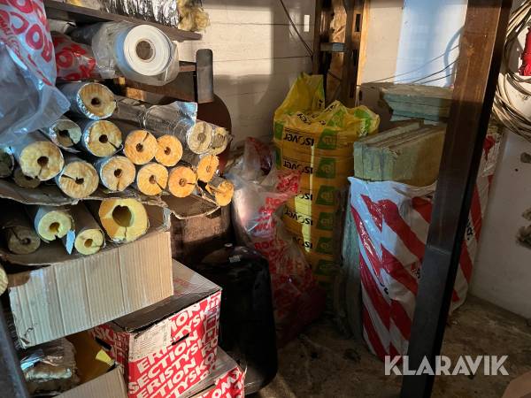 Blandet lot Rockwool diverse isolering
