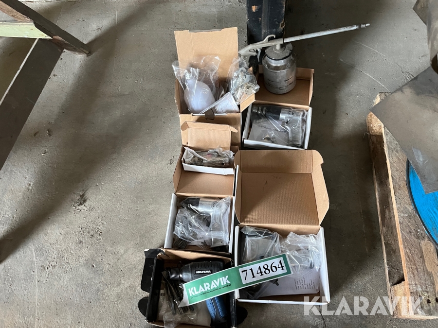 Diverse luft håndværktøj