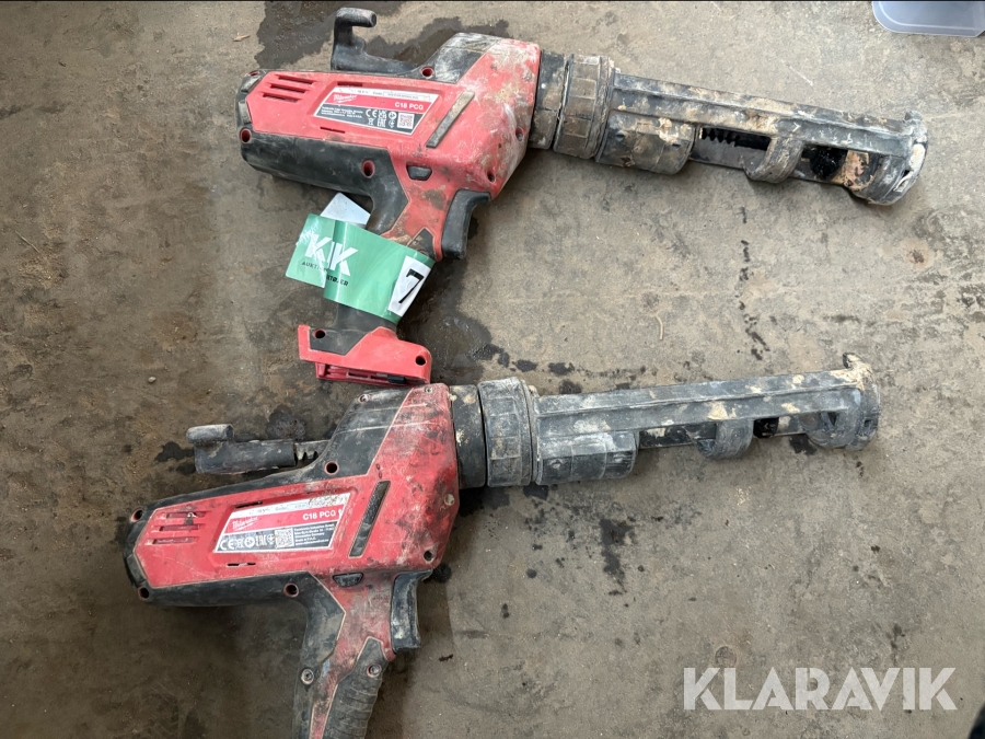 Fugepistoler Milwaukee C18 PCG 2 styk