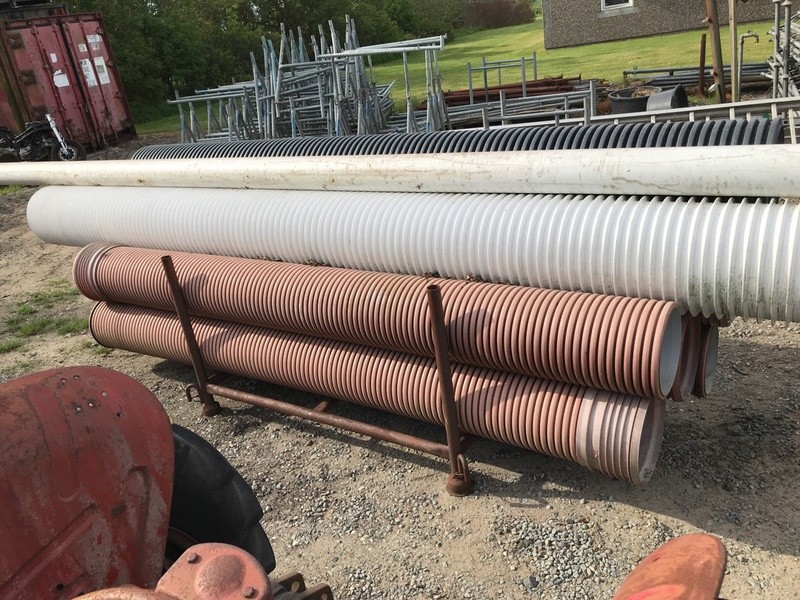 Klaravik Auktioner | PVC kloak rør 160mm og ULTRA PVC 315mm