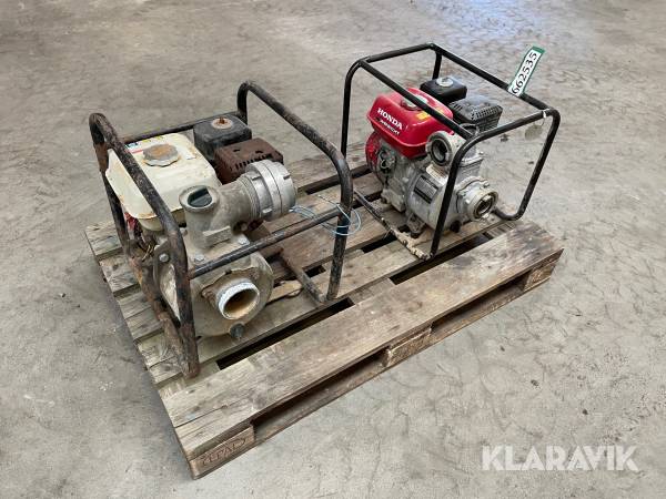 Vandpumper 2 styk LIFTER/HONDA Benzin