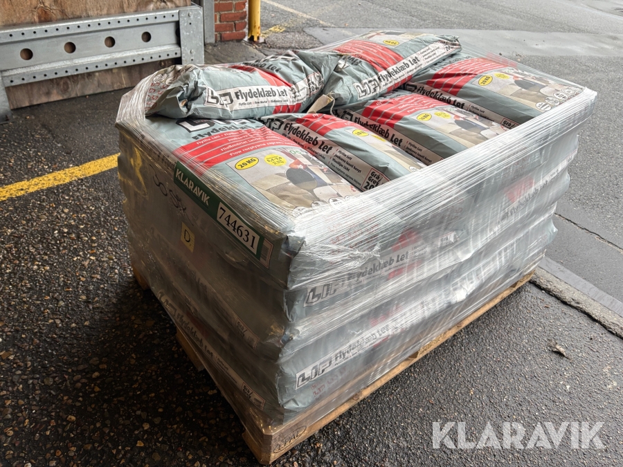 Flydeklæb LIP GRÅ - 30 sække