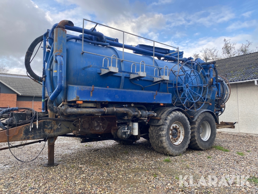 Combi spule / suger 9,5 m3 Hvidtved Larsen 9500 liter