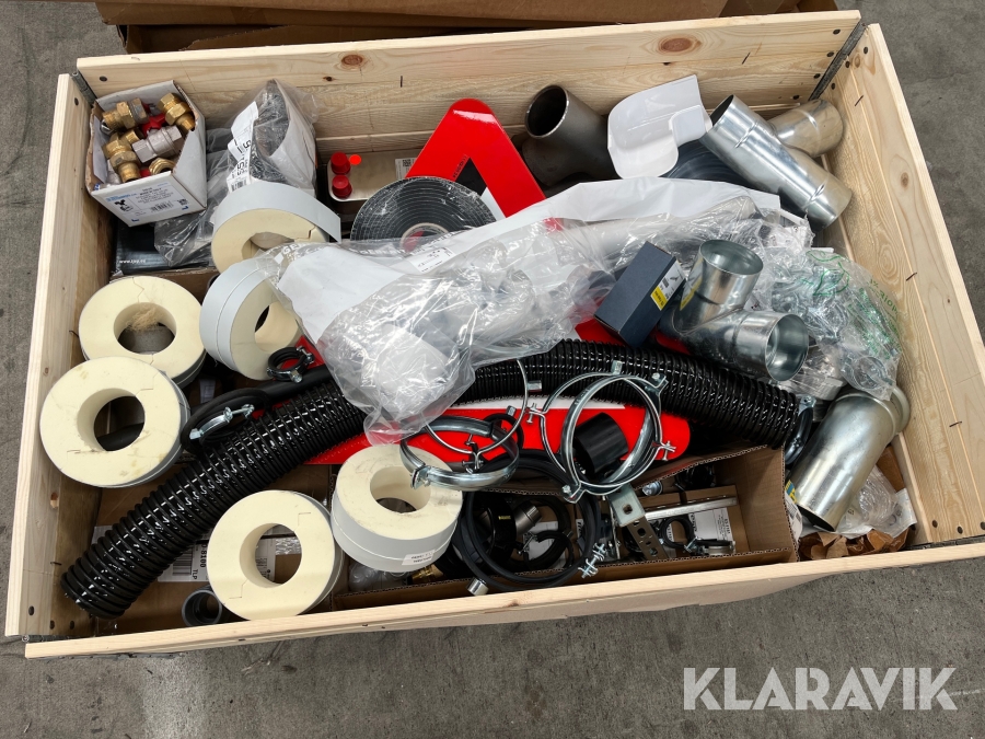 Blandet lot - vvs, rør og øvrigt