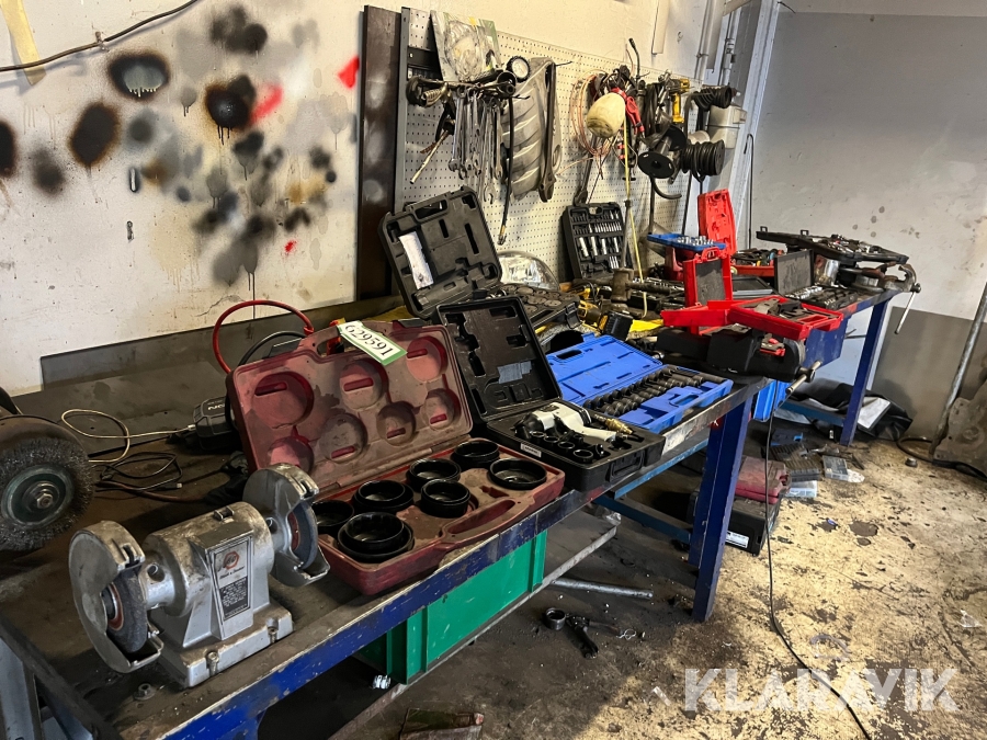 Autoværksted inventar/værktøj