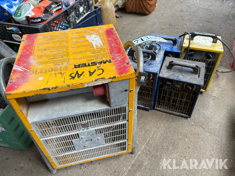 Varmeblæsere 5 styks