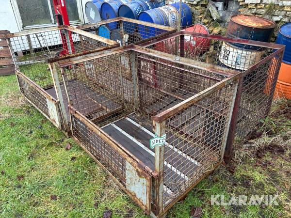 DSB stålbure 4 styk