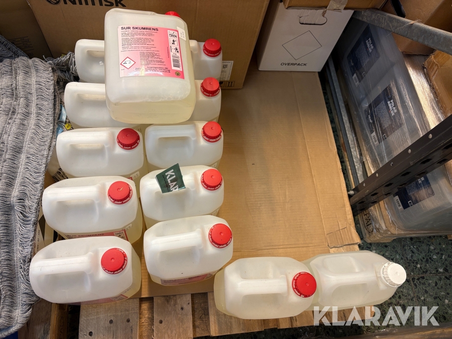 Rengøringsmiddel sur skumrens