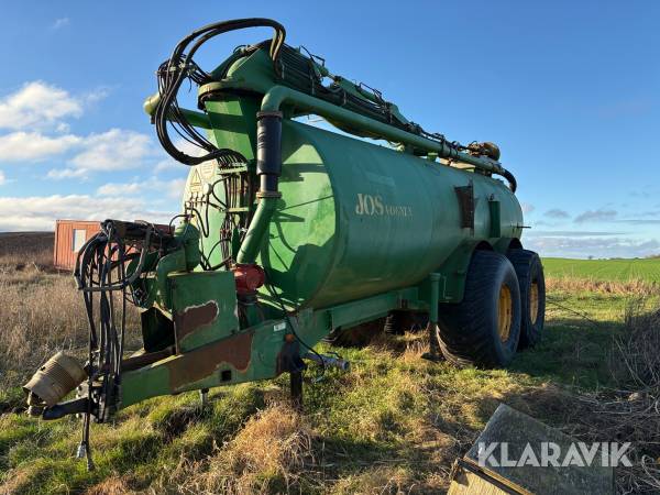 Gyllevogn med Kran og lift Josvognen 
