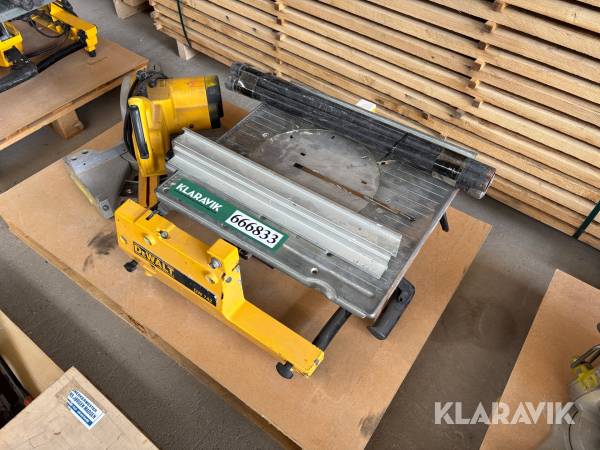 Bordrundsav + kapsav Dewalt DW742 + DW707