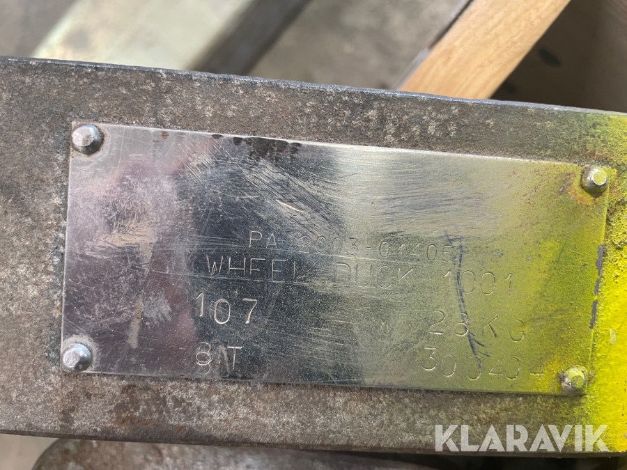 Wheel Duck Daneox 1001, 1002 & 1003 16 Tons