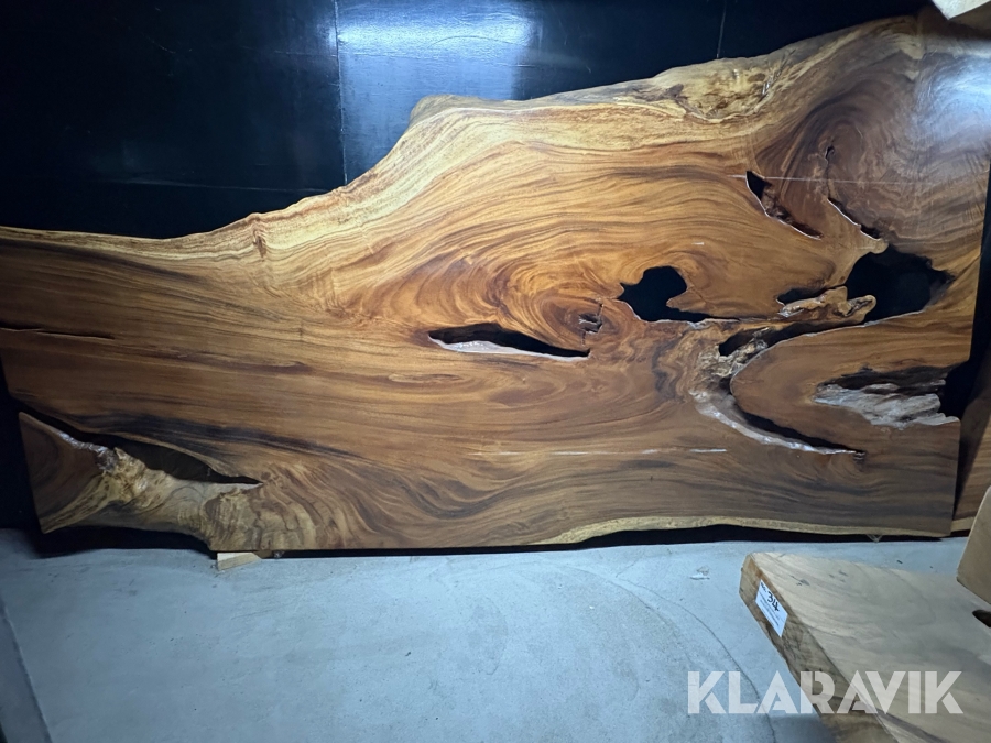 Planke bordplade Akacie Lakeret 1 hel planke