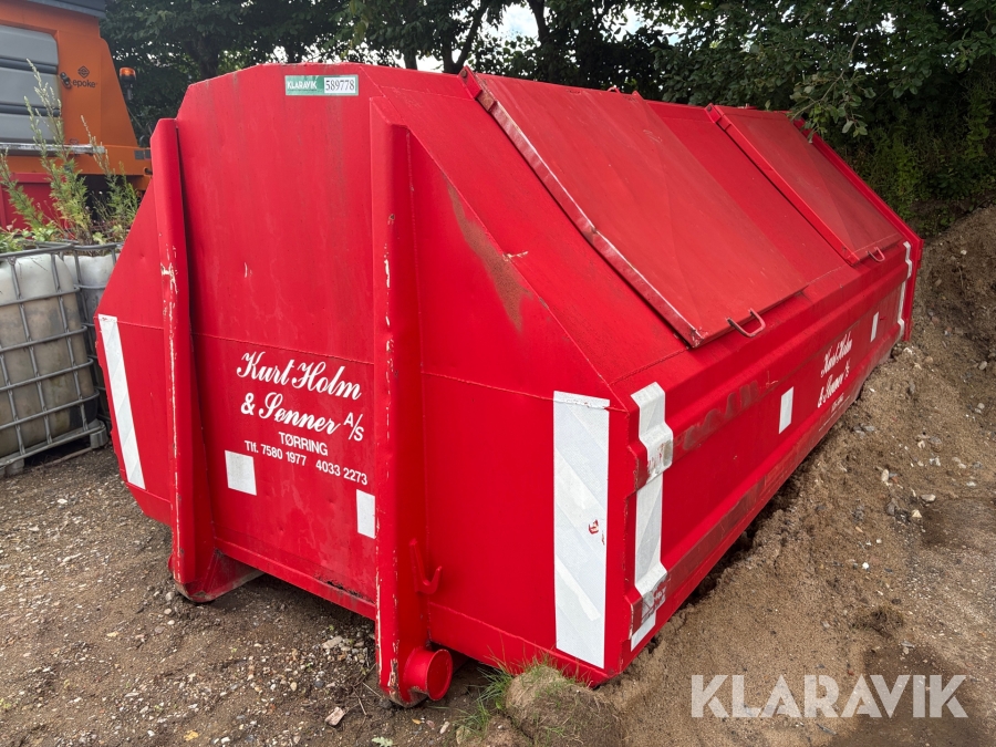 Lukket wejerhejs container