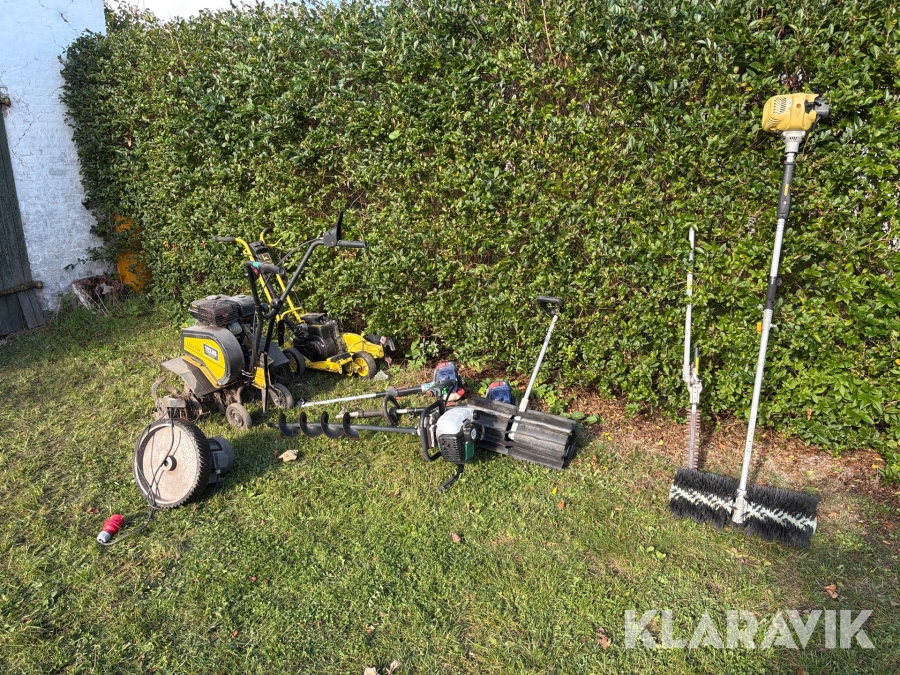 Defekte havemaskiner