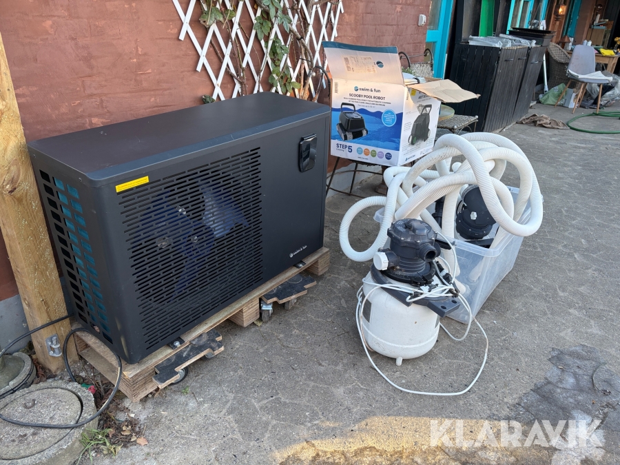 Varmepumpe Swim & Fun 1402 inkl. støvsuger