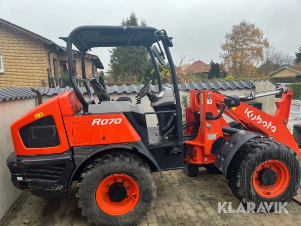 Gummihjulslæsser Kubota R070