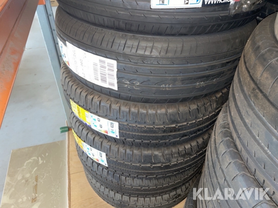 Dæk-lager ca 185 stk