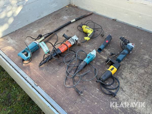 Blandet håndværktøj/elværktøj