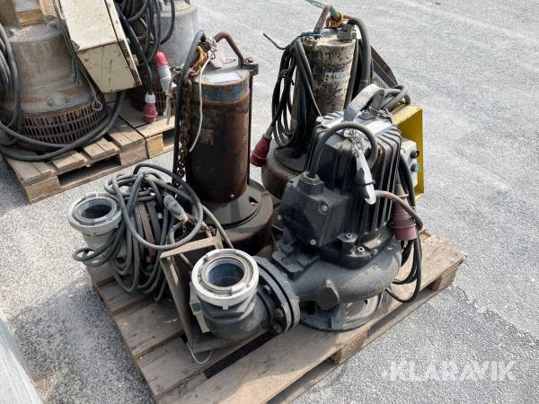Pumper Desmi/Flygt PKD 0100.411/3127.180 - 3 styk