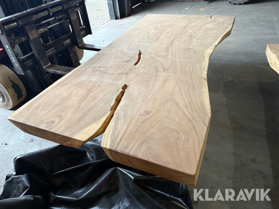 Plankebordplade akacie ubehandlet 1 hel plade