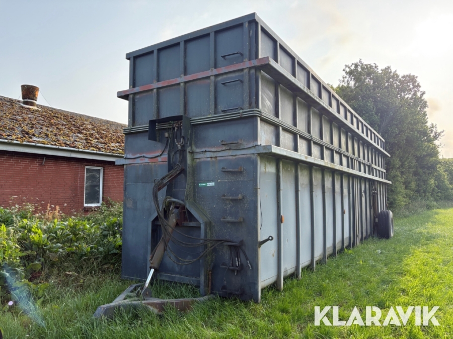 Mobil buffertank til gylle