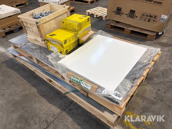 Blandet lot plader, kæde, svejsetråd