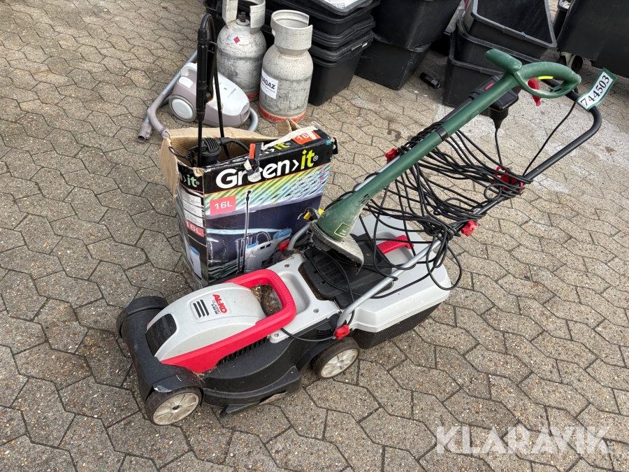 Blandede haveredskaber