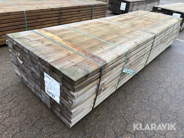 Trykimprægnerede Reglar - 63 styks