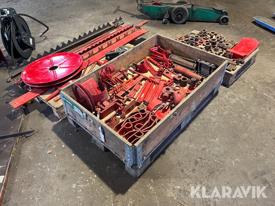 Diverse reservedele til JF