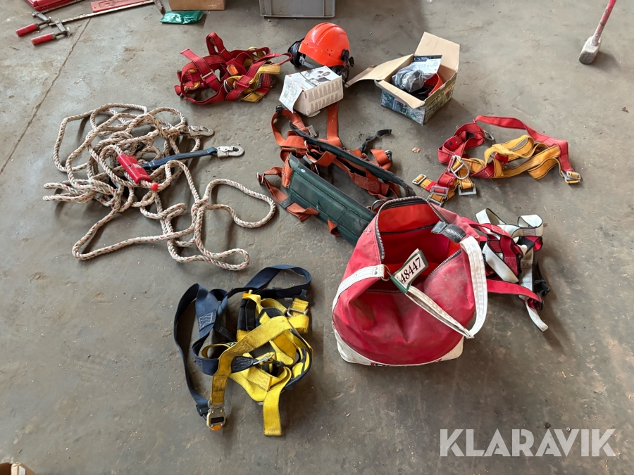Faldsikringsudstyr – Seler, liner og tilbehør
