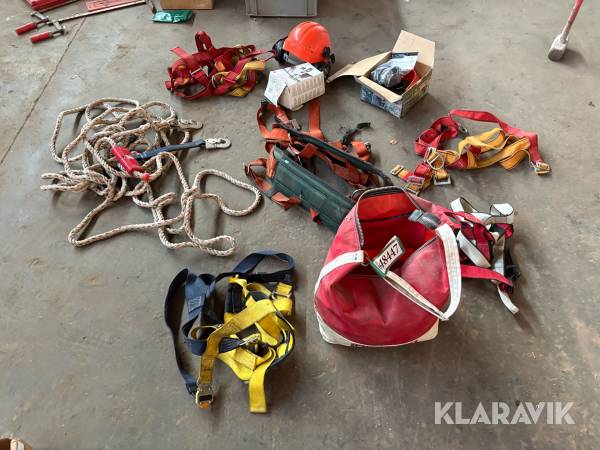 Faldsikringsudstyr – Seler, liner og tilbehør