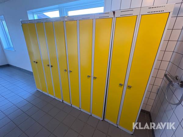 Omklædningsskabe 3 styk