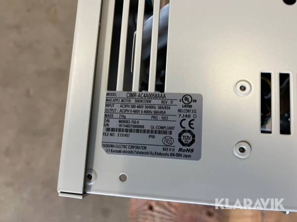 Frekvens omformer Yaskawa A1000