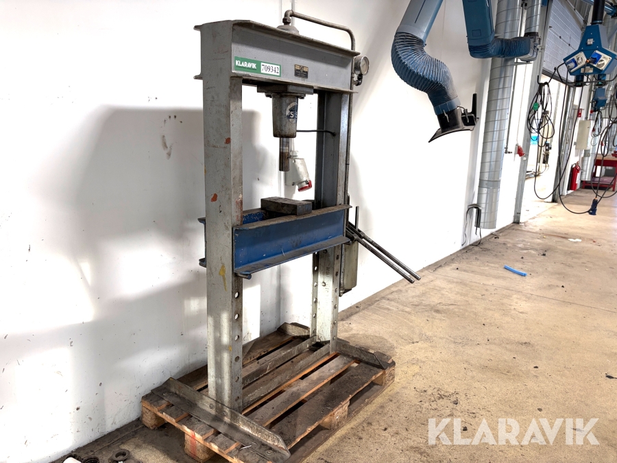 Hydraulisk værkstedspresse Sigurd Stenhøj - manuel