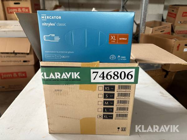 Handsker Nitrylex classic Mercator