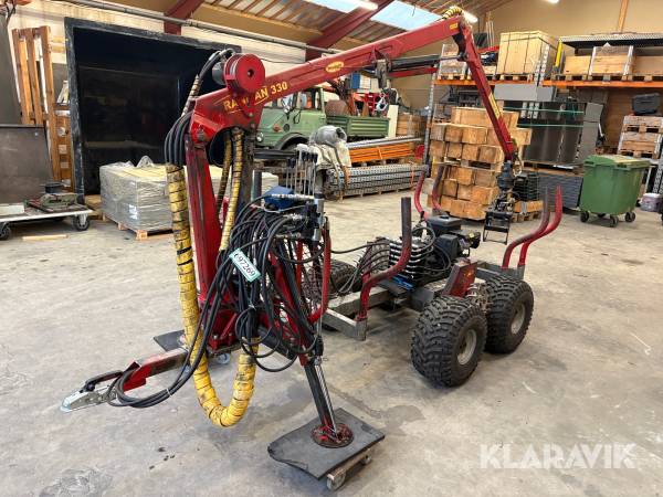 Atv skovvogn Kranman T1800