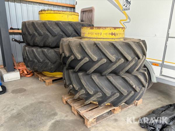 Tvillingehjul Goodyear + alliance 2 styk