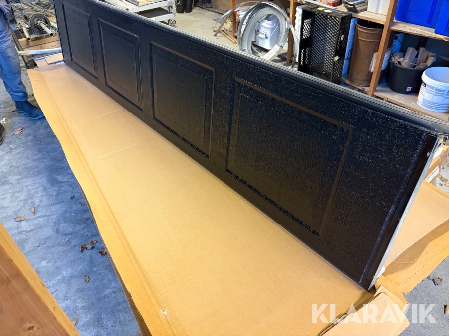 Aluport Wayne Dalton sort 271 x 214 cm