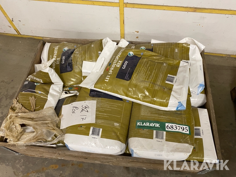 Let sprøjte spartel rex grov. 17 stk Dyrup 15 liters.