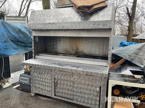 Grill Baran kokorec Rustfri grill