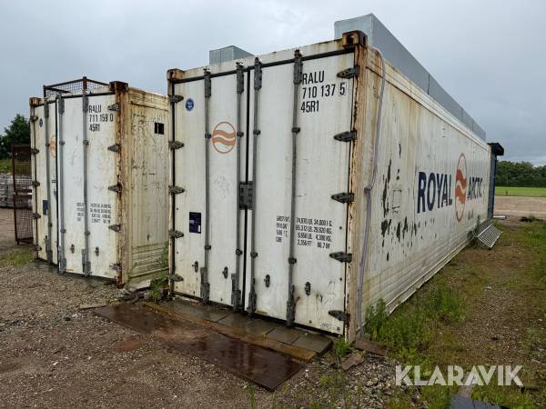 Container / tørrekammer til brænde - 2 styks