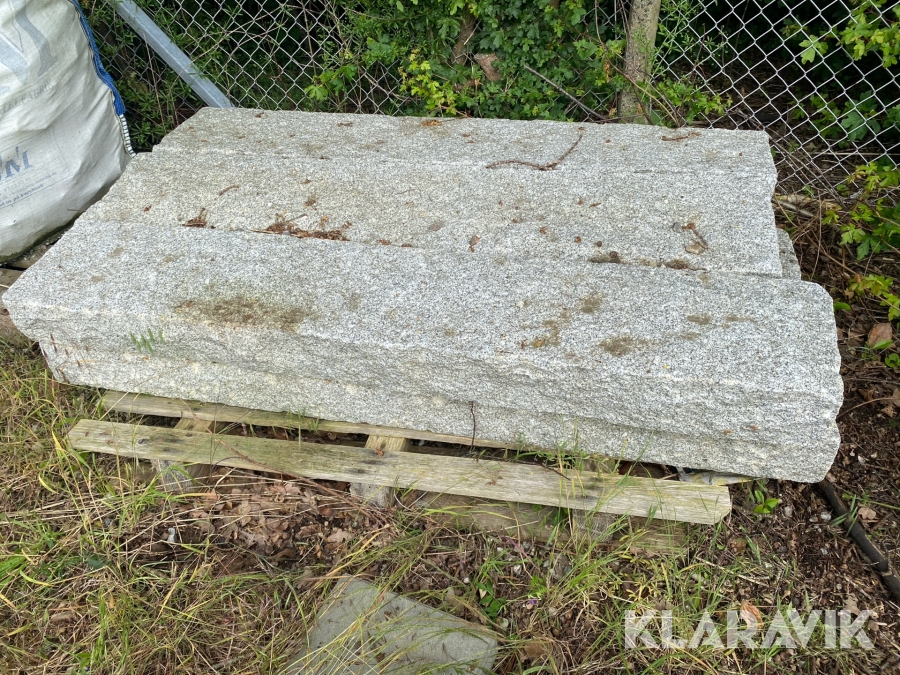 Granit kantsten 6 styk