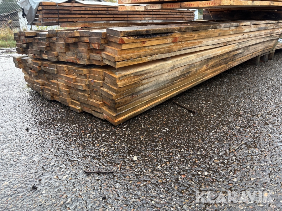 Forskalling 25x100x5500 mm cirka 165 styk