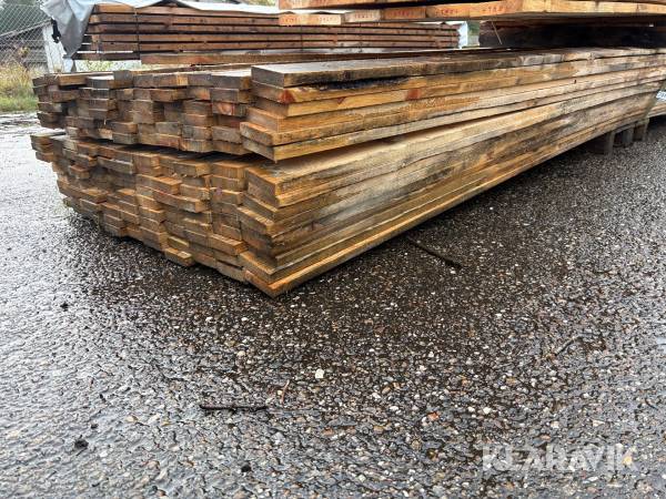Forskalling 25x100x5500 mm cirka 165 styk