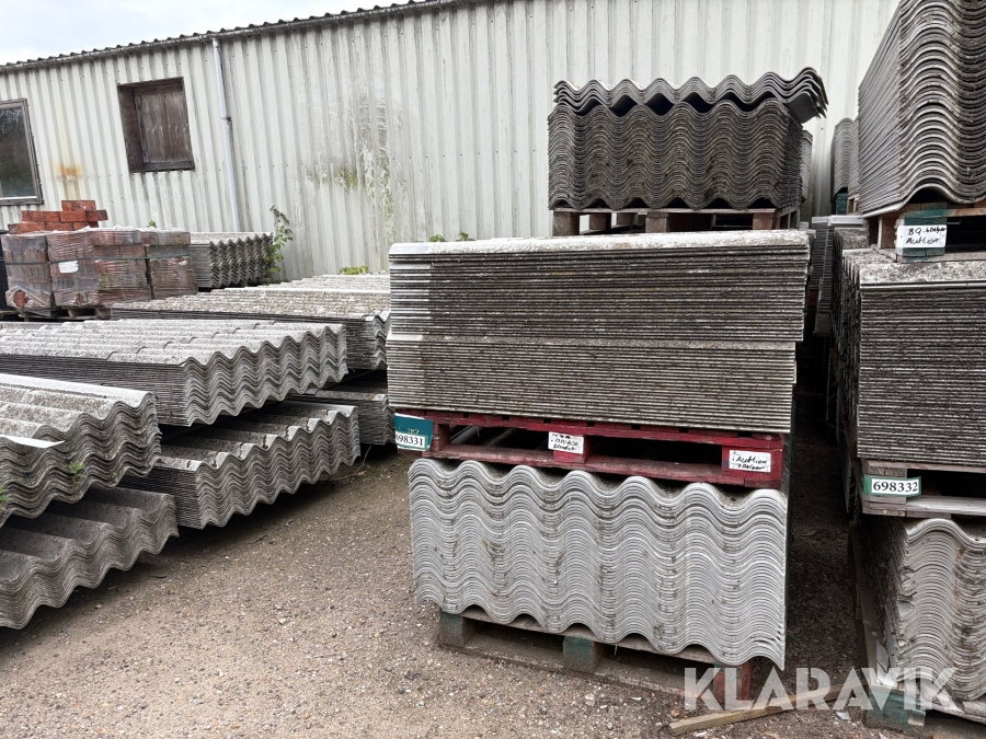 Tagplader Blandet 7 bølger med armering